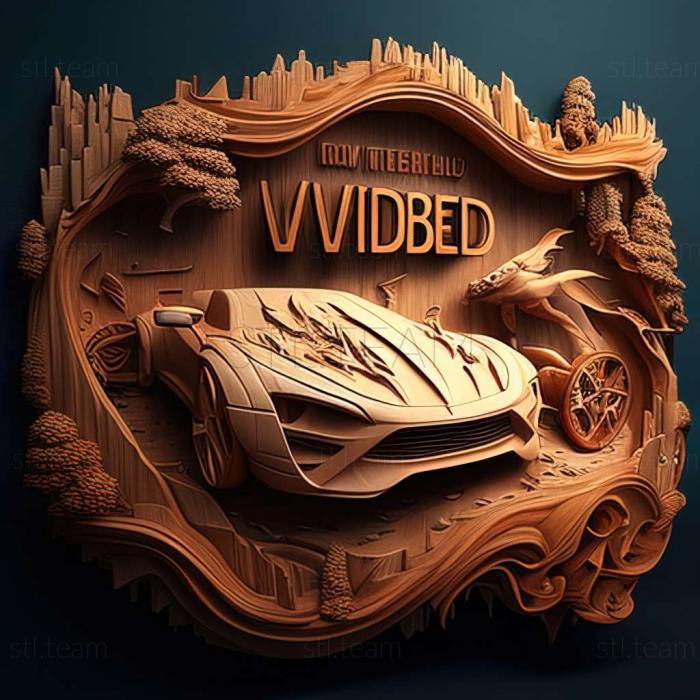 3D модель Need for Speed World Онлайн игра (STL)